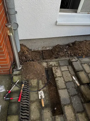 Pflaster anheben